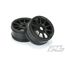 Mach 10 Black Front or Rear Wheels (4) for 1:8 Buggy
