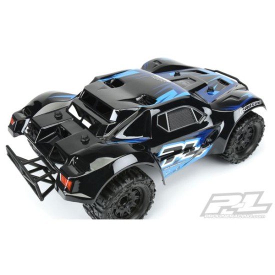 Pre-Painted / Pre-Cut Monster Fusion (Black) Bodyfor PRO-Fusion SC 4x4, Slash 2wd & Slash 4x4 with 2.8 MT Tires