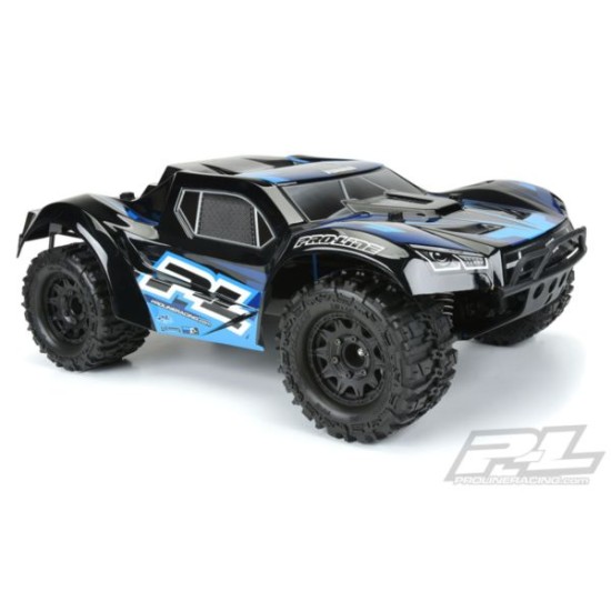 Pre-Painted / Pre-Cut Monster Fusion (Black) Bodyfor PRO-Fusion SC 4x4, Slash 2wd & Slash 4x4 with 2.8 MT Tires