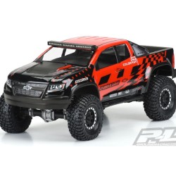 Proline Chevy Colorado ZR2 Clear Body for 12.3 313mm Wheelbase Scale Crawlers