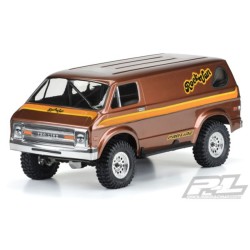 70s Rock Van Clear Body for 12.3" (313mm) Wheelbase Scale Crawlers