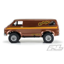 70s Rock Van Clear Body for 12.3" (313mm) Wheelbase Scale Crawlers