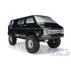 70s Rock Van Tough-Color (Black) Body for 12.3" (313mm) Wheelbase Scale Crawlers