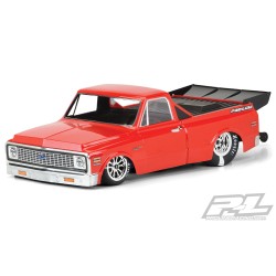 1972 Chevy C-10 Clear Body for Slash 2wd Drag Car & AE DR10 (with trimming)