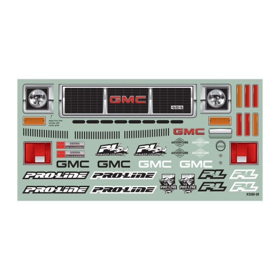 1973 GMC Sierra 3500 Clear Body for 12.3" (313mm) Wheelbase Scale Crawlers