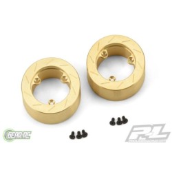 Brass Brake Rotor Weights (2) for 6 Lug 12mm Hex Adapter (62