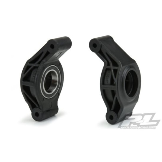 PRO-Hubs Right & Left Hub Carrier Set with Oversize Inner Bearings for X-MAXX Rear