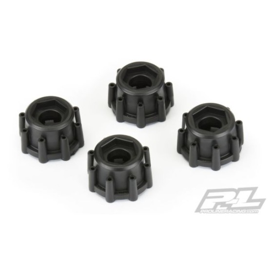8x32 to 17mm 1/2 Offset Hex Adapters for Pro-Line 8x32 3.8 Wheels