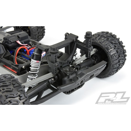Extended Front and Rear Body Mounts for Rustler 4x4