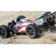 Badlands MX M2 (Medium) All Terrain 1:8 Buggy Tires Mounted on Mach 10 Black Wheels (2) for Front or Rear