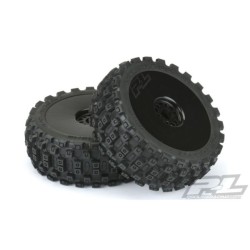 PROLINE 'BADLANDS MX' M2 PRE- MOUNT VELOCITY BLACK WHEELS PR