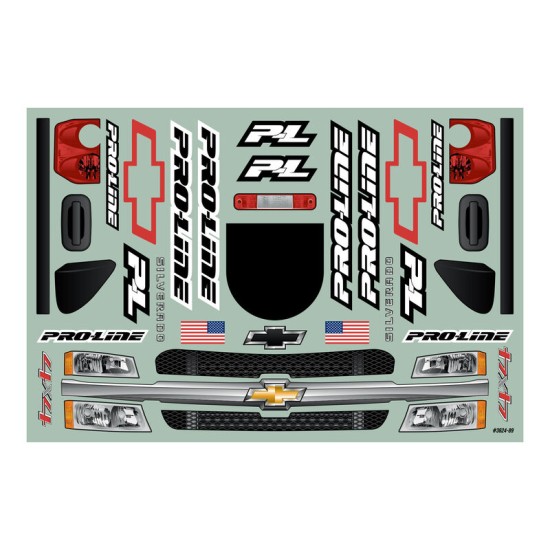 Proline Voor-gesneden 2007 Chevy Silverado Transparante Body voor Unlimited Desert Racer