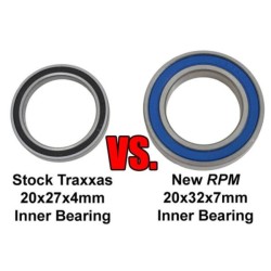 Replacement Bearings for RPM X-Maxx Oversized Axle Carriers 2pcs 20x32x7