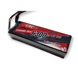 Sunpadow hardcase ERC Lipo Battery 6300mAh-2S1P-7.4V deans