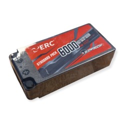 Sunpadow hardcase shorty ERC Lipo Battery 6000mAh-2S1P-7.6V 4mm plugs