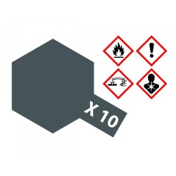 X-10 Gunmetal glanzend 23 ml Glas
