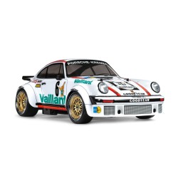 Tamiya 1:10 TA02SW Porsche Turbo RSR wit 45th anniversary edition