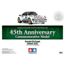 Tamiya 1:10 TA02SW Porsche Turbo RSR wit 45th anniversary edition