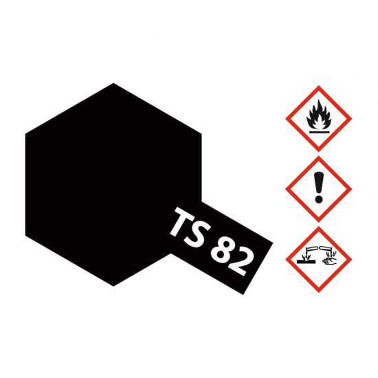 TS-82 Rubber-Black matt 100ml Spray