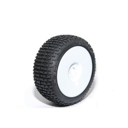 Tourex tires (2) X300 glued white rims soft
