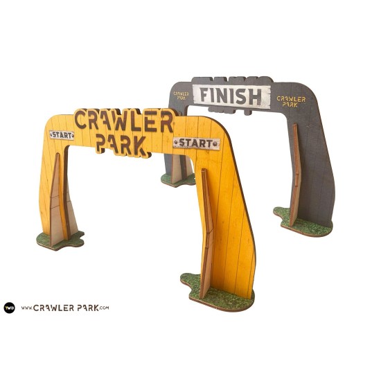 ToysWD Crawler Park: Start / finish Arc RC Crawler park circuit 1/18 & 1/24
