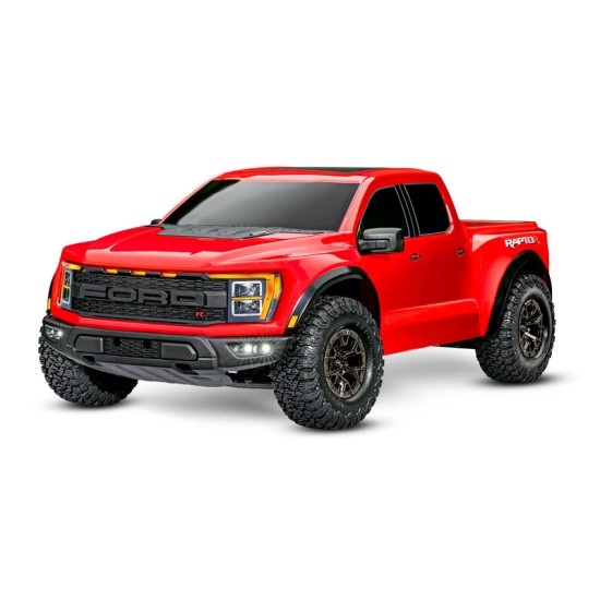 Ford F-150 raptor 4X4 schaal 1/10 brushles rood