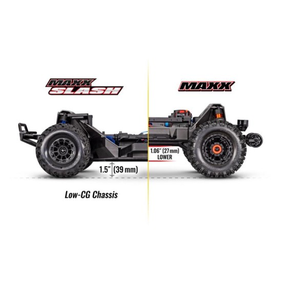 Traxxas Maxx Slash 6S Short Course Truck Blauw