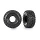 Banden en wielen, gemonteerd en gelijmd, links (1), rechts (1) (zwarte wielen, Maxx Slash met riem versterkte banden, foam inserts) (buiten) 2 stuks
