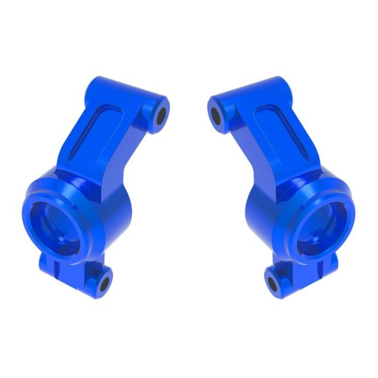Dragers, aandrijfassen, 6061-T6 Aluminium (blauw geanodiseerd) (links en rechts)