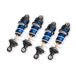 Schokdempers, GTR lang, blauw geanodiseerd, PTFE-gecoate aluminium behuizingen met TiN-assen (geassembleerd met veren) (4 stuks)