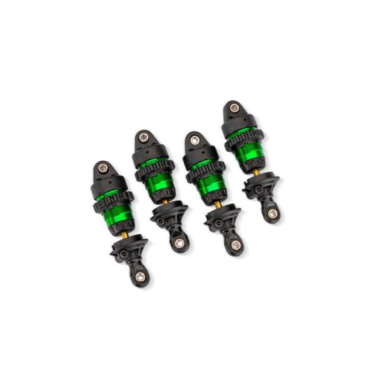 Green Aluminum Mini GTR Short Shocks (4)