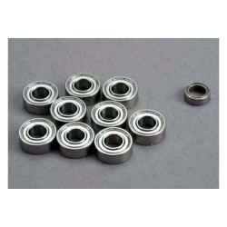 Ball bearing set: 5x11x4mm (9)/ 5x8x2.5mm (1)