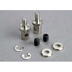 Servo rod connectors (2)/ 3mm set screws