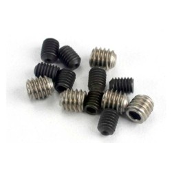 Set (grub) screws, 3x4mm (8)/ 4x4mm (stainless) (4)