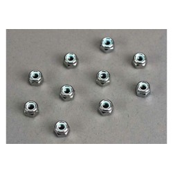 Nuts, 4mm nylon locking (10)