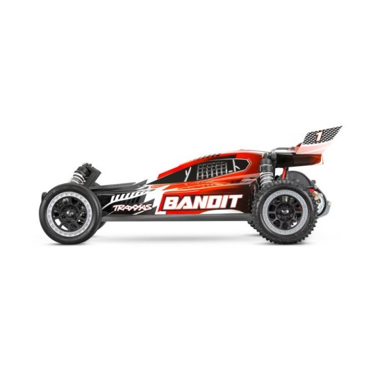 Traxxas Bandit XL5 buggy met  batterij en USB C lader Rood