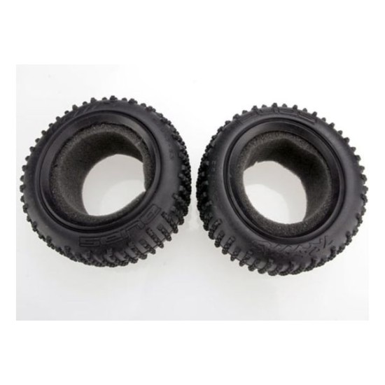 Tires, Alias 2.2 (rear) (2)/ foam inserts (Bandit) (soft com
