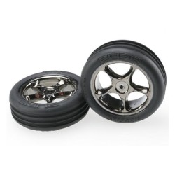 Tires & wheels, assembled (Tracer 2.2 black chrome wheels, A