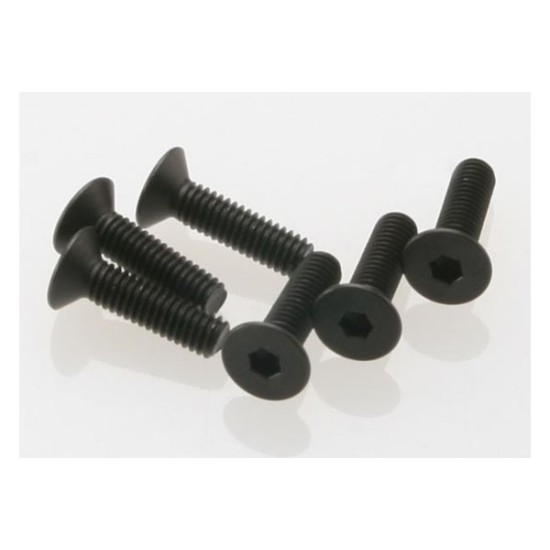 Screws, 4x15mm countersunk machine (hex drive) (6)