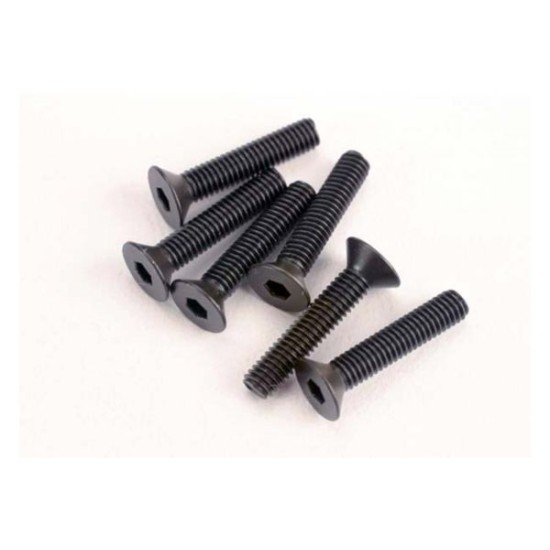 Screws, 3x15mm countersunk machine (6) (hex drive)