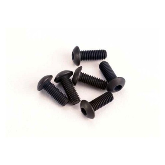 Screws 3x8mm button-head machine hex drive 6pcs