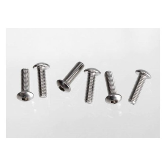 Screws, 3x10 button-head machine (hex drive) (stainless stee