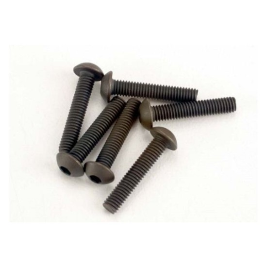 Screws, 3x15mm button-head machine (hex drive) (6)