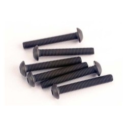 Screws, 3x20mm button-head machine (hex drive) (6)