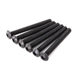 Screws, 3x27mm button-head machine (hex drive) (6)