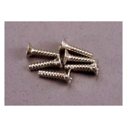 Screws, 3x12mm countersunk self-tapping (6)