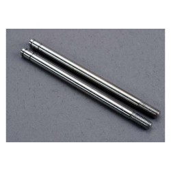 Shock shafts, steel, chrome finish (X-long) (2)