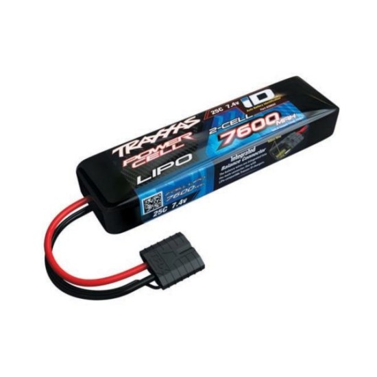 Power Cell LiPo 7600mAh 7.4V 2S 25C , Summit, E-Revo Slas ID