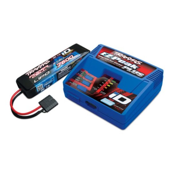 Traxxas 2S (1X 2869X 7.4V LiPO& 1X 2970G ID charger