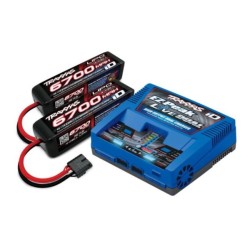 Traxxas EZ-Peak Live Duo lader 200W  2890X 6700mAh 14.8V 4-cell 25C LiPo battery (2)